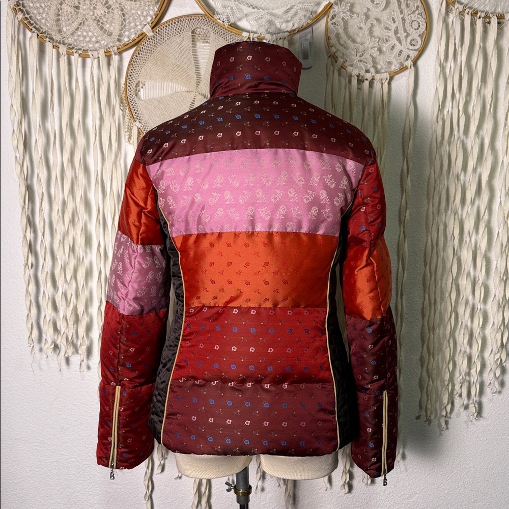 Bogner By Goan Thylmann Patchwork Print Quilted D… - image 5